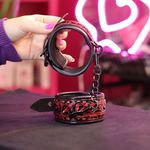 Algema Com Corrente e Fivelas Em Couro Luxo (4)