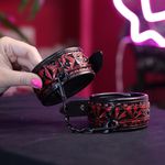 Algema Com Corrente e Fivelas Em Couro Luxo (4)