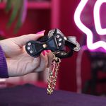 Algema Laço Com Corrente e Fivelas