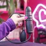 Plug Anal Silicone Inflável - 16.5 x 4.3