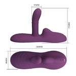 Ultra Power Love - Vibrador De Cadeira Com Dedilhar e Aquecimento