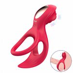 Nolan b - Anel Duplo Com Vibro e Controle Remoto