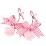 Grampos De Mamilo Com Pelúcia Cute