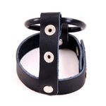 Anel Peniano Em Couro Sintético