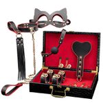 Kit Black Wolf Maleta Sado De Luxo Com Vermelho