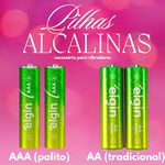 Pilha Alcalina Elgin (01 Pilha)