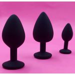 Plug Anal De Coração Em Silicone - Tamanho g