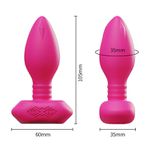 Booty - Plug Anal Com Vibro e Rotação Com App