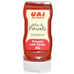 Geleia de Pimenta com Cereja Uai Red Pepper Pote Plástico com 260 Gramas