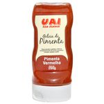 Geleia de Pimenta Vermelha Uai Red Pepper Pote Plástico com 260 Gramas