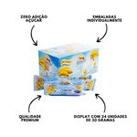 Bananinha Cremosa Zero Açúcar Famoso com 24 Un de 30 gramas