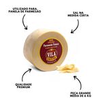 Queijo Parmesão peça com 6 KG Panela de Queijo Vila Caipira