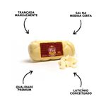 Queijo Trança Branca Temperada Vila Caipira