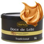 Doce de Leite com Tradicional Tropical lata com 420 gramas