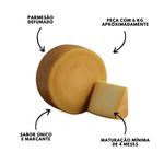 Queijo Parmesão Defumado de 6 KG Top da Canastra