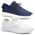 Kit 2 Pares Tênis Masculino Yzy Boost Azul/Branco - Lorenzzo Lopez