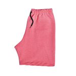 KIT 4 Bermudas Moletom Masculina Corrida Color Conforto - Preto/Cinza/Grafite/Rosa