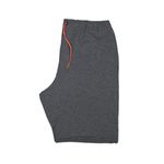 KIT 2 Bermudas Moletom Masculina Corrida Color Conforto - Preto/Cinza