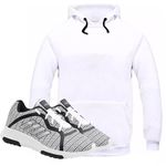 Kit Moletom Masculino Branco + Tênis Masculino Sport Branco - Lorenzzo Lopez