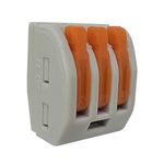 CONECTOR AUTOMÁTICO 3 VIAS PARA CABOS DE 0,08~2,5MM² 32A KV222-413 SIBRATEC
