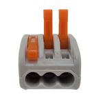 CONECTOR AUTOMÁTICO 3 VIAS PARA CABOS DE 0,08~2,5MM² 32A KV222-413 SIBRATEC