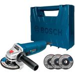 Esmerilhadeira Angular Gws 850 De 4 1/2' 850W 220V Com Maleta