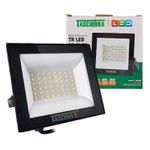 REFLETOR LED SLIM 50W 6500K BIV. PTO TASCHIBRA