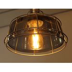 LÂMPADA LED ÂMBAR FILAMENTO VINTAGE ST64 4W 2200K BIVOLT 7540 TASCHIBRA