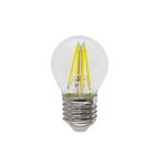 LÂMPADA LED BOLINHA FILAMENTO COLOR G45 AMARELO BIVOLT TASCHIBRA