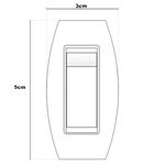 INTERRUPTOR MEIO CORDÃO PERA SIMPLES 6A 250V ILUMI