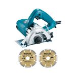 SERRA MARMORE 1300W 220V 4100NH3ZX2 + 2 DISCOS MAKITA