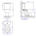 VASO SANITÁRIO COM CAIXA ACOPLADA IZY BRANCO P.111.17 DECA