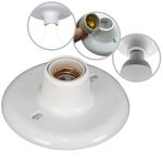 PLAFON PVC SOQUETE PORCELANA E-27 BRANCO 1130004 BLUMENAU