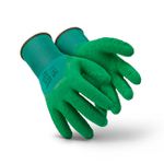 LUVA EMBORRACHADA VERDE TAMANHO 9 1009 SUPER SAFETY