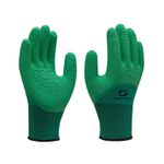 LUVA EMBORRACHADA VERDE TAMANHO 9 1009 SUPER SAFETY