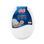 ASSENTO SANITÁRIO OVAL ECONÔMICO BRANCO 175 HERC