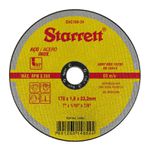 DISCO DE CORTE INOX 7" X 22,2MM DAC180-24 STARRET