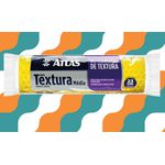ROLO TEXTURA ESPUMA MÉDIA 23CM 110/65 ATLAS