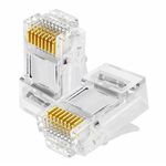 CONECTOR PARA CABO DE REDE RJ45 CAT6 062-0046 5+