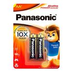 PILHA ALCALINA AA² 1,5V 2X1 LR6-2BT PANASONIC