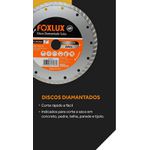 DISCO DIAMANTADO TURBO SECO 180X22,2MM 80.13 FOXLUX