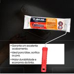 ROLO LÃ CARNEIRO 15CM 328/15 ATLAS