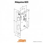 FECHADURA 823/21 - RQ1 ANTIQUE E-COAT WC 38565 STAM