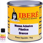MASSA PLÁSTICA 1 KG BRANCA IBERÊ