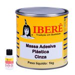 MASSA PLÁSTICA 1 KG CINZA 2100019 IBERÊ