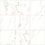 PORCELANATO EXTRA RETIFICADO CALACATA ORO ACETINADO 81X81 (CX 1,98M²) ALMEIDA 