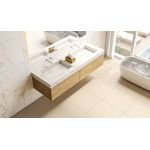 PORCELANATO EXTRA RETIFICADO CALACATA ORO ACETINADO 81X81 (CX 1,98M²) ALMEIDA 