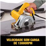 SERRA MÁRMORE 125MM DW862B2 1400W 220V DEWALT