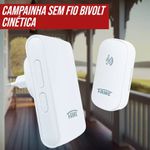 CAMPAINHA SEM FIO CINÉTICA BIVOLT 4367 FAME