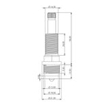 REPARO PARA REGISTRO PISTÃO M-18 VED. PARA REG. 7416/6416 4506 PEVILON
